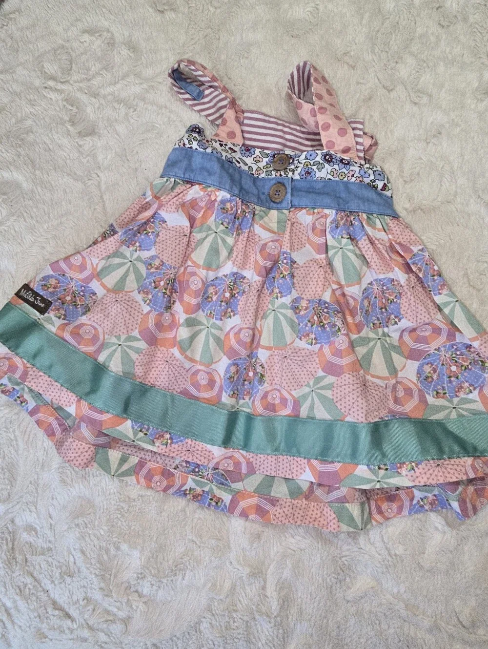 Matilda Jane Pink Parasol Sundress